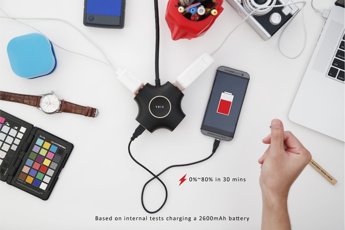 おしゃれな電源タップ「TRIX」