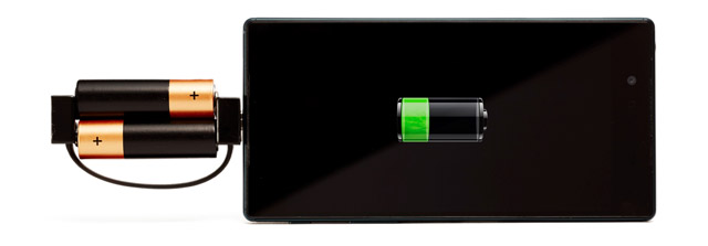 スマホ充電ができるキーアクセサリーnipperの画像