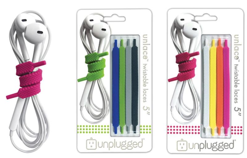 靴ひもみたいなケーブルオーガナイザー「UNLACE 5」