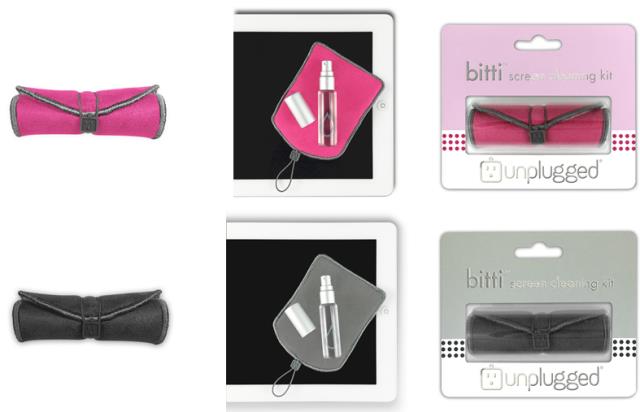 持ち運びに便利なスクリーンクリーニングキット「bitti」