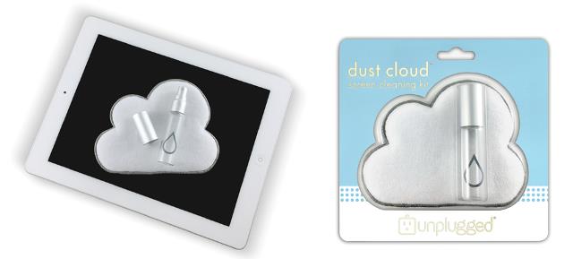 雲の形のスクリーンクリーニングキット「DUST CLOUD」